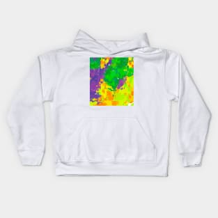 Abstract Mardi Gras Kids Hoodie